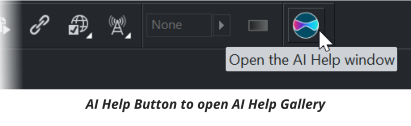 AI Help Button to open AI Help Gallery